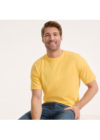 LANDS' END Super-T Kurzarm-Shirt f&uuml;r Herren, Classic Fit, Herren, size: regular, Gelb, Baumwolle, by Lands' End