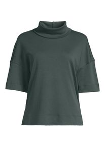 LANDS' END Supima Rollkragenshirt in Plus-Gr&ouml;&szlig;e f&uuml;r Damen, Damen, size: plus, Gr&uuml;n, Baumwolle, by Lands' End