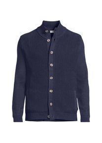 LANDS' END Cardigan mit Stehkragen DRIFTER f&uuml;r Herren, Herren, size: regular, Blau, Baumwolle, by Lands' End