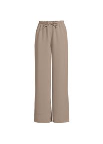 LANDS' END Flie&szlig;ende Webhose mit Elastikbund f&uuml;r Damen in Petite-Gr&ouml;&szlig;e, Damen, size: petite, Braun, Polyester, by Lands' End