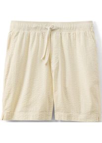 LANDS' END Classic Fit Seersucker-Shorts mit Dehnbund f&uuml;r Herren, Herren, size: regular, Gelb, Baumwoll-Mischung, by Lands' End