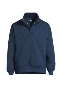 LANDS' END Gesteppter Pullover mit Stehkragen f&uuml;r Herren, Herren, size: regular, Blau, by Lands' End