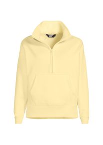 LANDS' END Sweatshirt SERIOUS SWEATS mit Rei&szlig;verschluss f&uuml;r Damen, Damen, size: regular, Gelb, Baumwoll-Mischung/Polyester-Mischung, by Lands' End
