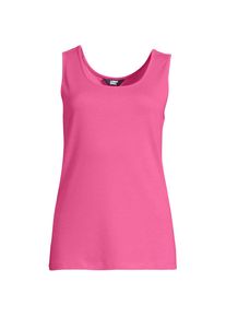 LANDS' END &Auml;rmelloses Top aus Baumwolle f&uuml;r Damen, Damen, size: regular, Pink, Baumwolle, by Lands' End