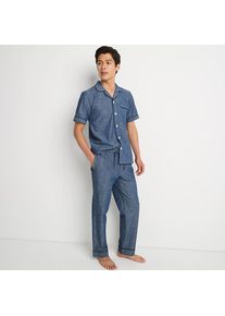 LANDS' END Essenzielle Pyjama-Hose aus Baumwolle f&uuml;r Herren, Herren, size: regular, Blau, Baumwolle, by Lands' End