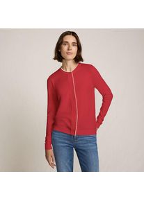 LANDS' END Cardigan mit Perlenverzierung Silk Touch f&uuml;r Damen in Petite-Gr&ouml;&szlig;e, Damen, size: petite, Rot, Polyester/Viskose/Polyester-Mischung, by Lands' End
