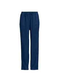 LANDS' END Relaxte Premium Reinleinen-Schlupfhose f&uuml;r Damen in Plus-Gr&ouml;&szlig;e, Damen, size: plus, Blau, Leinen, by Lands' End