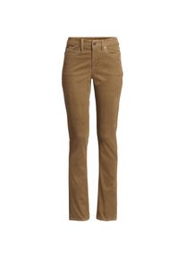 LANDS' END Straight Fit Cordhose Mid Waist f&uuml;r Damen in Tall-Gr&ouml;&szlig;e, Damen, size: tall, Braun, Baumwoll-Mischung, by Lands' End