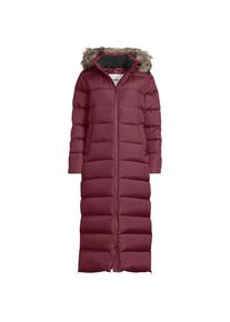 LANDS' END Maxi-Daunenmantel mit Kapuze f&uuml;r Damen in Petite-Gr&ouml;&szlig;e, Damen, size: petite, Rot, Polyester, by Lands' End