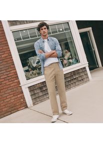 LANDS' END Twill-Hose mit Stretch f&uuml;r Herren, Herren, size: regular, Braun, Elasthan/Baumwoll-Mischung, by Lands' End