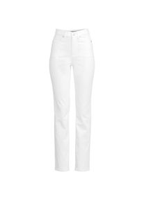 LANDS' END Farbige Straight Fit Jeans High Waist in Plus-Gr&ouml;&szlig;e, Damen, size: plus, Wei&szlig;, Elasthan/Baumwoll-Mischung/Polyester-Mischung, by Lands' End