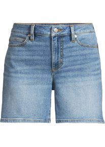 LANDS' END Recover Jeansshorts f&uuml;r Damen in Plus-Gr&ouml;&szlig;e, Damen, size: plus, Blau, Elasthan/Baumwoll-Mischung/Polyester-Mischung, by Lands' End