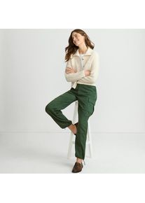 LANDS' END Cargohose aus Lyocell-Mix f&uuml;r Damen in Petite-Gr&ouml;&szlig;e, Damen, size: petite, Gr&uuml;n, Baumwoll-Mischung, by Lands' End