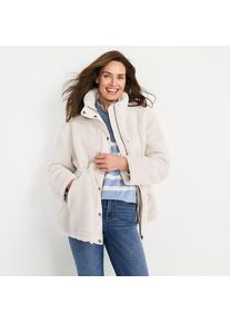 LANDS' END Gef&uuml;tterte Teddyjacke f&uuml;r Damen, Damen, size: regular, Beige, Polyester, by Lands' End