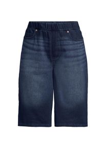 LANDS' END Starfish Knit Denim Bermuda-Shorts 30 cm, Damen, size: regular, Blau, Baumwoll-Mischung/Polyester-Mischung, by Lands' End