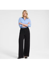 LANDS' END Starfish High Waist Jeans mit weitem Bein in Tall-Gr&ouml;&szlig;e, Damen, size: tall, Schwarz, Baumwoll-Mischung/Polyester-Mischung, by Lands' End