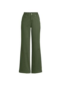LANDS' END 5-Pocket-Chinos mit weitem Bein f&uuml;r Damen in Plus-Gr&ouml;&szlig;e, Damen, size: plus, Gr&uuml;n, Baumwoll-Mischung, by Lands' End