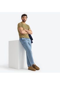 LANDS' END Schlupfbund-Cargohose aus Baumwoll/Leinen-Mix f&uuml;r Herren, Herren, size: regular, Blau, Baumwolle/Leinen, by Lands' End