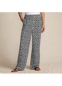 LANDS' END Dehnbund-Hose f&uuml;r Damen, Damen, size: regular, Schwarz, Baumwolle/Viskose/Baumwoll-Mischung, by Lands' End
