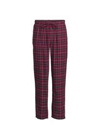 LANDS' END Flanell-Pyjamahose f&uuml;r Herren, Herren, size: regular, Rot, Baumwolle, by Lands' End