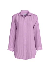 LANDS' END Leichtes, geripptes Strandkleid f&uuml;r Damen, Damen, size: regular, Lila, by Lands' End