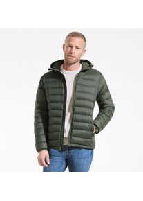 LANDS' END Ultraleichte verstaubare Daunen-Kapuzenjacke WANDERWEIGHT f&uuml;r Herren, Herren, size: regular, Gr&uuml;n, Polyester/Nylon, by Lands' End