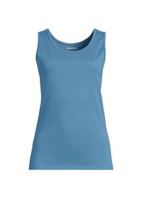 LANDS' END Baumwoll-Top f&uuml;r Damen, Damen, size: regular, Blau, Baumwolle, by Lands' End