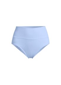 LANDS' END Bikinihose zum Umschlagen, High Waist, f&uuml;r Damen in Plus-Gr&ouml;&szlig;e, Damen, size: plus, Blau, Elasthan/Nylon-Mischung, by Lands' End