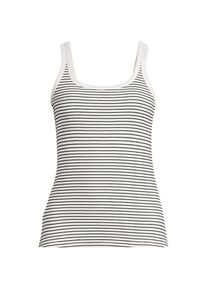 LANDS' END Ripp-Tanktop f&uuml;r Damen, Damen, size: regular, Elfenbein, Elasthan/Baumwoll-Mischung, by Lands' End