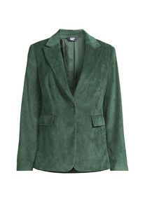 LANDS' END Stretchcord-Blazer f&uuml;r Damen, Damen, size: regular, Grau, Polyester/Nylon/Polyester-Mischung, by Lands' End