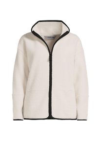 LANDS' END Teddy-Jacke f&uuml;r Damen, Damen, size: regular, Elfenbein, Polyester, by Lands' End