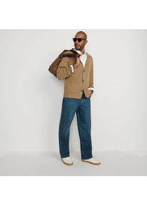 LANDS' END Sakko aus Baumwoll-Feinstrick f&uuml;r Herren, Herren, size: regular, Beige, Baumwolle, by Lands' End