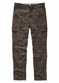 Mey & Edlich Mey & Edlich Herren Karo-Cargo-Chino Braun 100 % Baumwolle