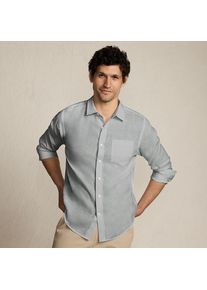 LANDS' END Premium Reinleinen-Hemd f&uuml;r Herren, Herren, size: regular, Gr&uuml;n, Leinen, by Lands' End