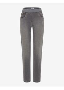 Raphaela by Brax Damen Schlupfhose Style PAMINA THERMO GREY,SLIGHTLY USED, denim grau, Gr. 48K