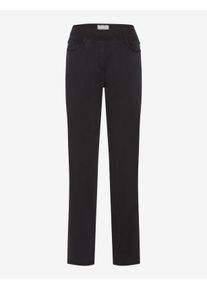 Raphaela by Brax Damen Five-Pocket-Hose Style CARINA THERMO BLACK, denim schwarz, Gr. 52K