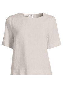 LANDS' END Premium Reinleinen-Schlupfbluse f&uuml;r Damen, Damen, size: regular, Beige, by Lands' End