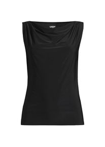 LANDS' END Silk Knit &Auml;rmelloses Top f&uuml;r Damen in Plus-Gr&ouml;&szlig;e, Damen, size: plus, Schwarz, Polyester-Mischung, by Lands' End