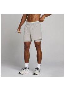 Myprotein MP Herren Training Ultra 5 2-in-1 Shorts - Chalk Grey - XS