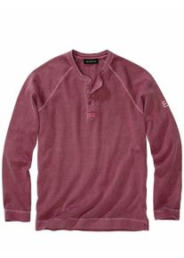 Mey & Edlich Mey & Edlich Herren Zweitblick-Henley Rosa 100 % Baumwolle