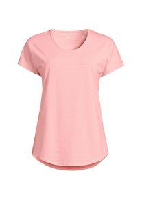 LANDS' END Shirt aus Baumwolle/Modal-Mix mit Ballett-Ausschnitt f&uuml;r Damen, Damen, size: regular, Pink, Baumwolle Modal, by Lands' End