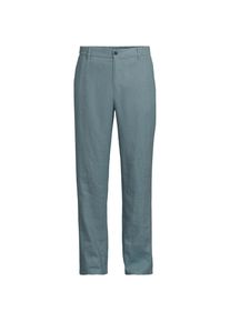 LANDS' END Premium Reinleinen-Hose, Herren, size: regular, Gr&uuml;n, Leinen, by Lands' End