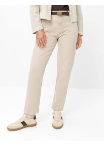 Brax Damen Five-Pocket-Hose Style MADISON S DESERT, denim hellbeige, Gr. 48