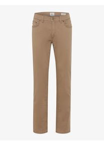 Brax Herren Five-Pocket-Hose Style COOPER TT CANVAS, hellbraun, Gr. 35/32