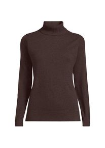 Rollkragen-Pullover aus Kaschmir, Damen, size: regular, Braun, Kaschmir, by Lands' End