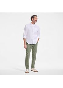 LANDS' END Soft Comfort Straight Fit Jeans im Leinenmix, Herren, size: regular, Gr&uuml;n, Baumwolle/Leinen/Baumwoll-Mischung, by Lands' End
