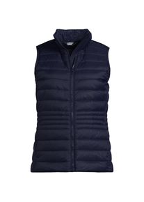 LANDS' END Daunenweste WANDERWEIGHT Verstaubar Ultraleicht f&uuml;r Damen in Petite-Gr&ouml;&szlig;e, Damen, size: petite, Blau, Nylon, by Lands' End
