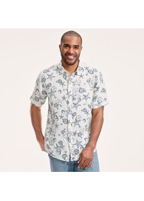 LANDS' END Premium Reinleinen-Hemd mit kurzen &Auml;rmeln f&uuml;r Herren, Classic Fit, Herren, size: regular, Elfenbein, Leinen, by Lands' End