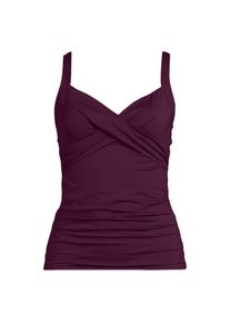 LANDS' END Tankinitop CHLORRESISTENT mit V-Ausschnitt f&uuml;r Damen, Damen, size: regular, Lila, Nylon-Mischung, by Lands' End