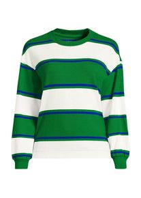 LANDS' END Jersey-Shirt mit langen &Auml;rmeln in Plus-Gr&ouml;&szlig;e f&uuml;r Damen, Damen, size: plus, Gr&uuml;n, Baumwolle, by Lands' End